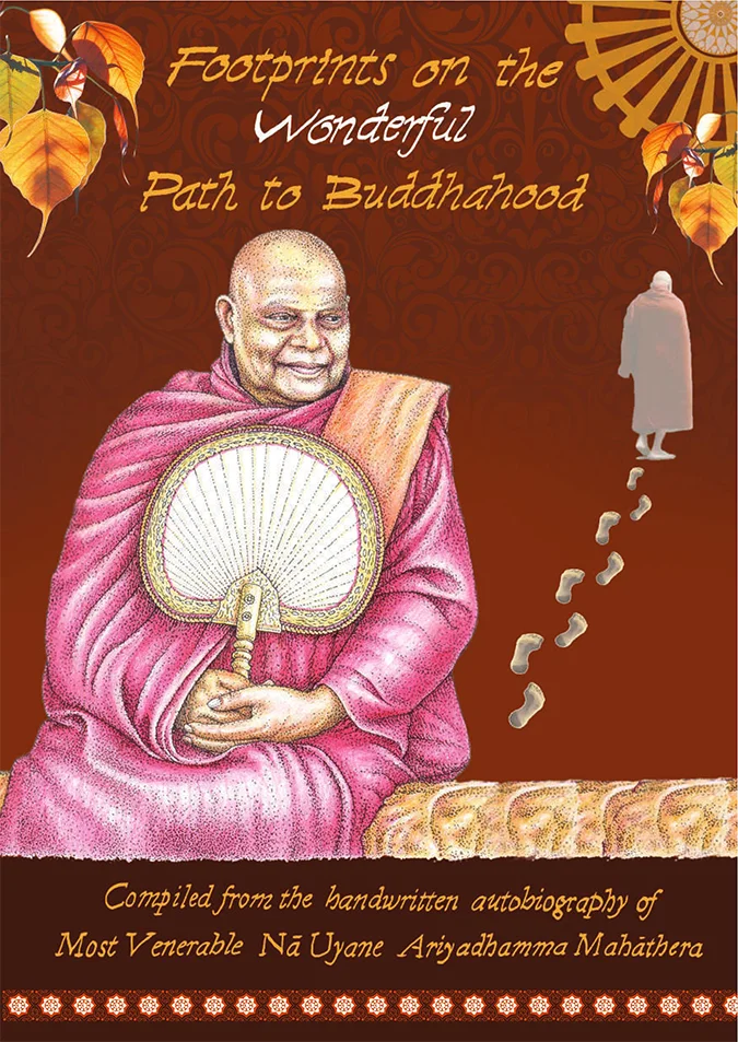 Footprints on the Wonderful Path to Buddhahood book cover